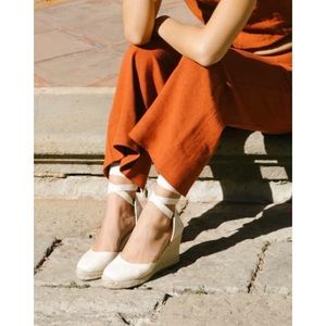Soludos Wedge Lace-Up Espadrille Sandal